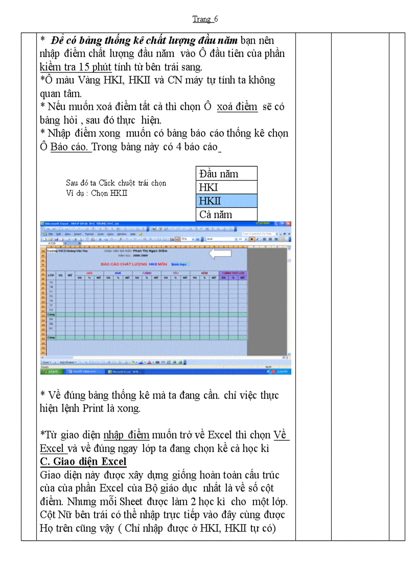 image for page Bảng thuyet minh Phan mem nhap diem