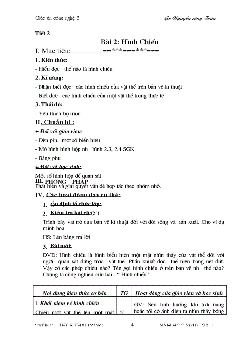 image for page Bo Giao An cong Nghe 8 Chuan