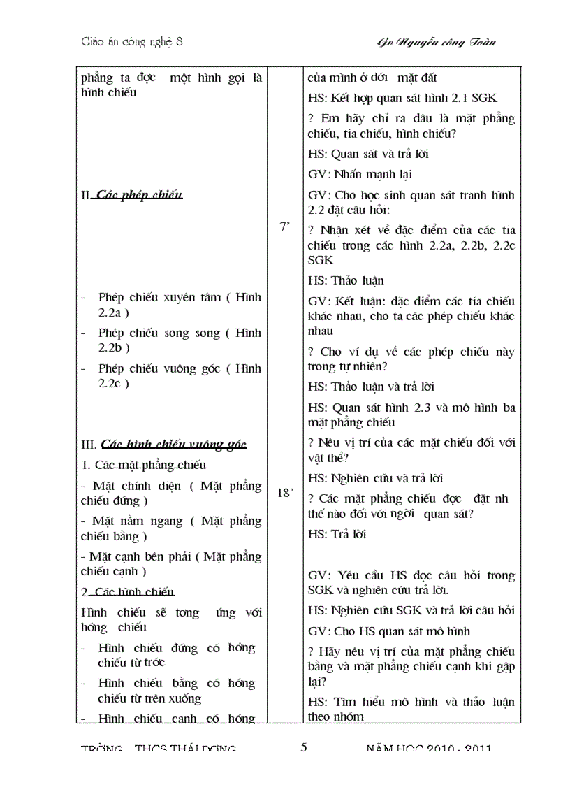 image for page Bo Giao An cong Nghe 8 Chuan