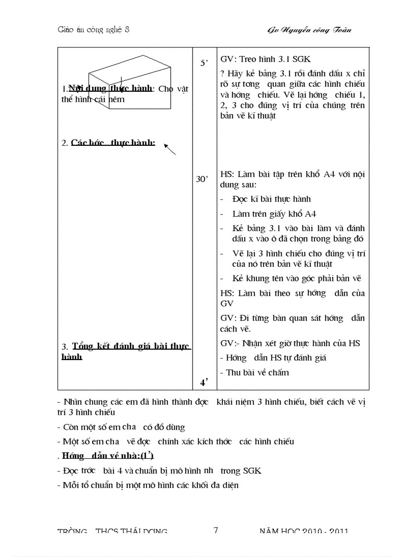 image for page Bo Giao An cong Nghe 8 Chuan