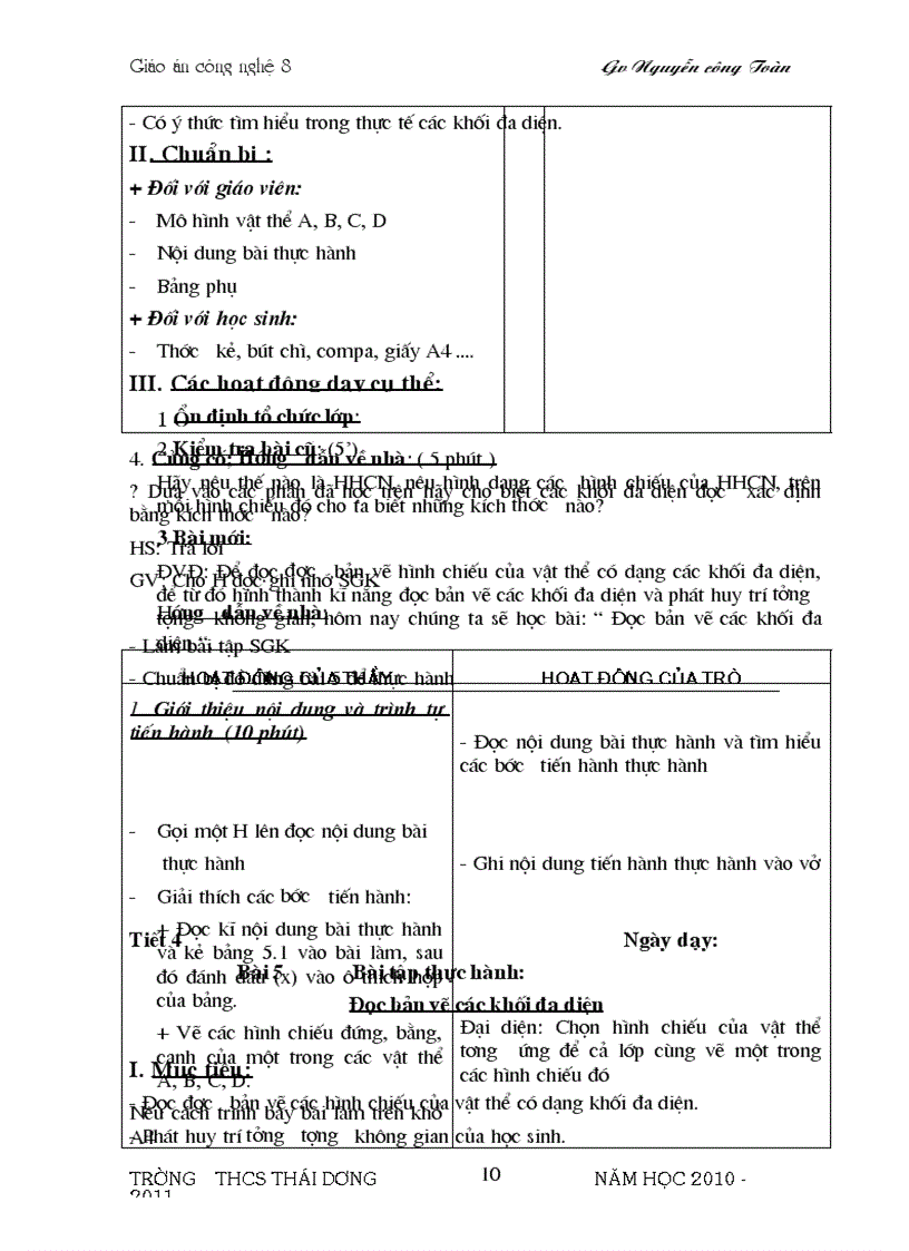 image for page Bo Giao An cong Nghe 8 Chuan