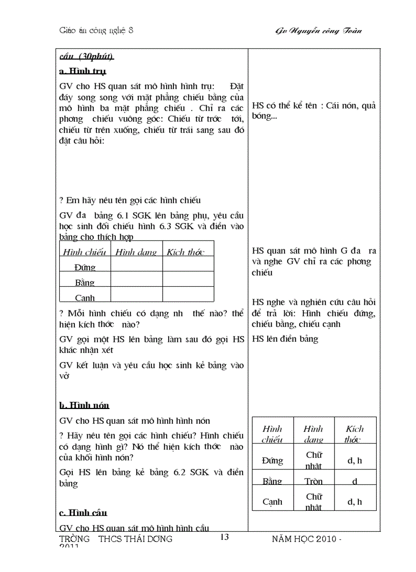 image for page Bo Giao An cong Nghe 8 Chuan