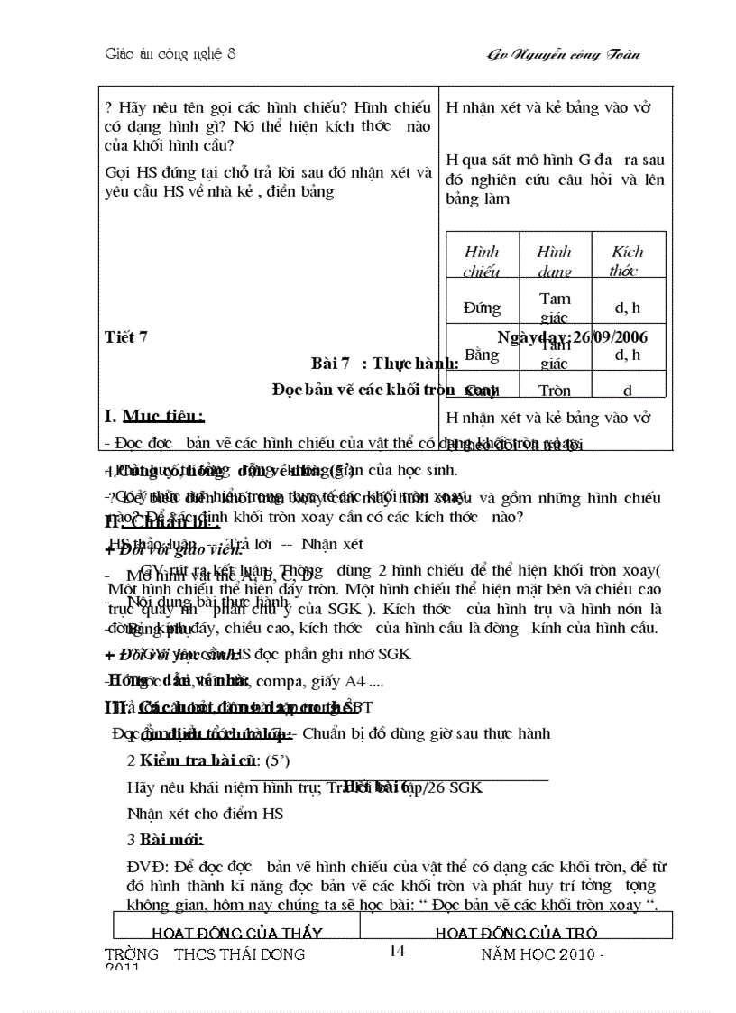 image for page Bo Giao An cong Nghe 8 Chuan