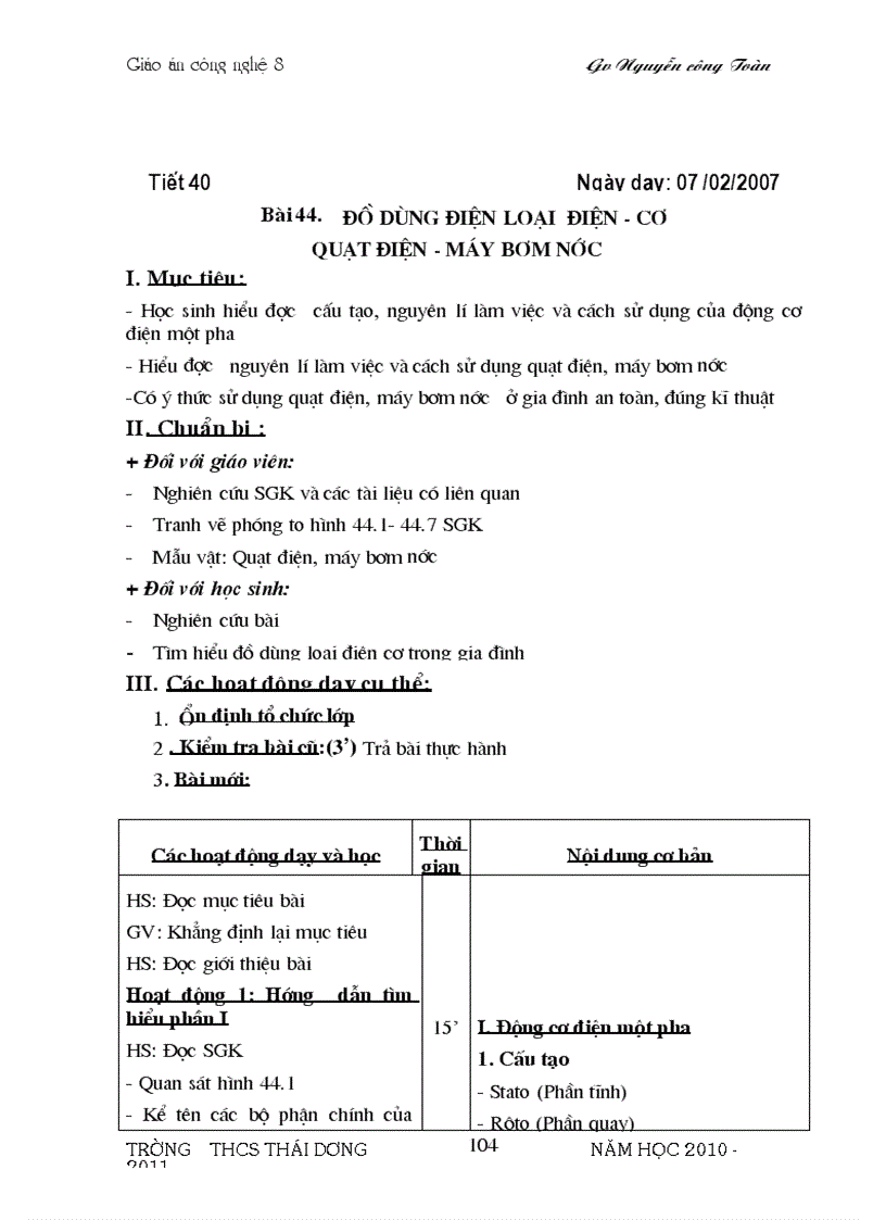 image for page Bo Giao An cong Nghe 8 Chuan