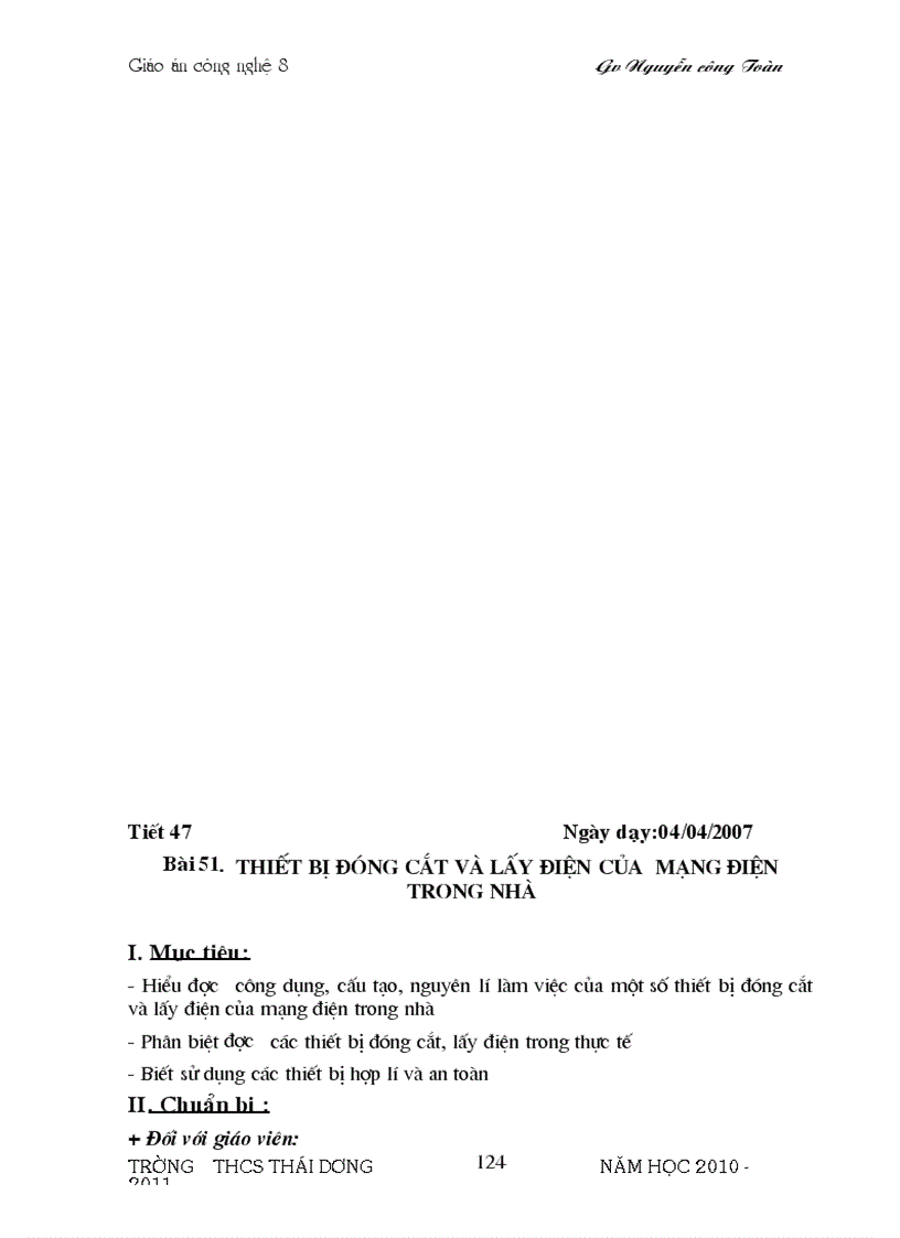 image for page Bo Giao An cong Nghe 8 Chuan