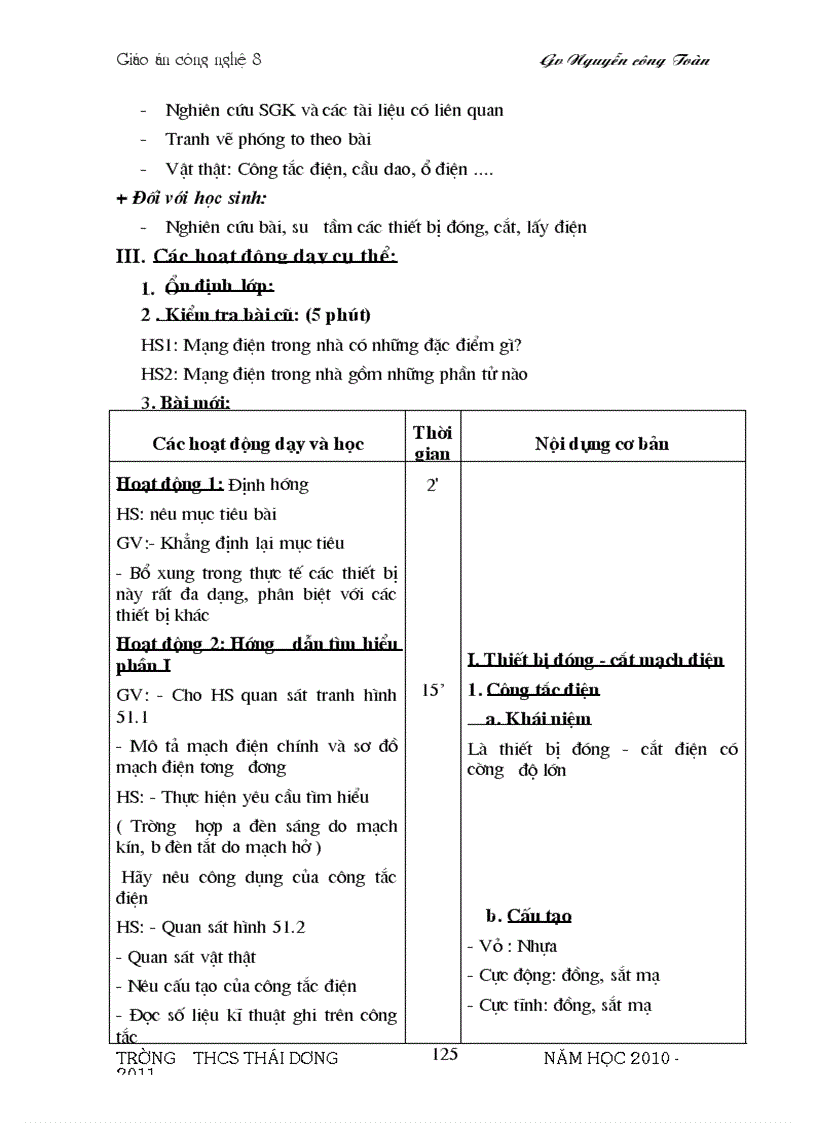 image for page Bo Giao An cong Nghe 8 Chuan