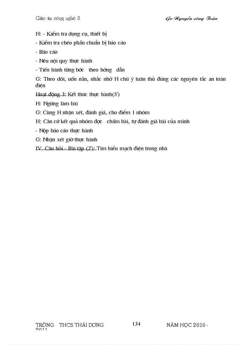 image for page Bo Giao An cong Nghe 8 Chuan