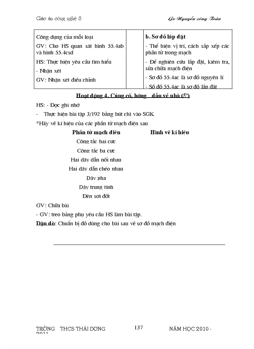 image for page Bo Giao An cong Nghe 8 Chuan