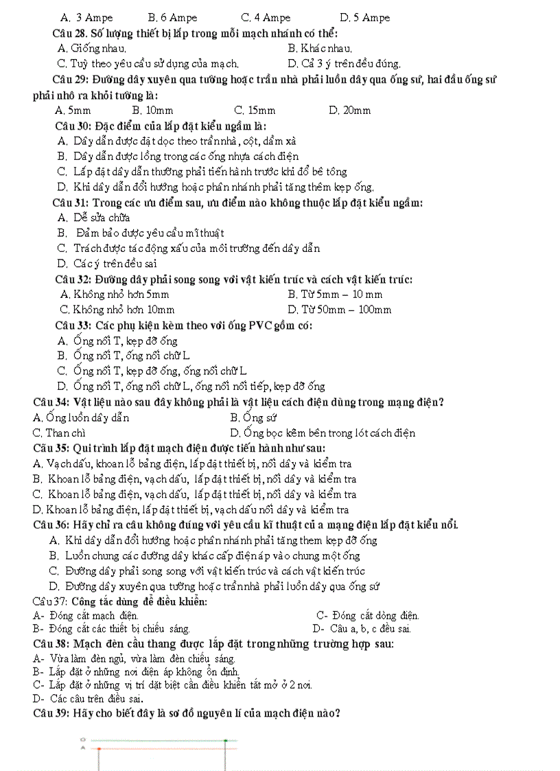 image for page Câu hỏi trắc nghiệm nghề điện dân dụng