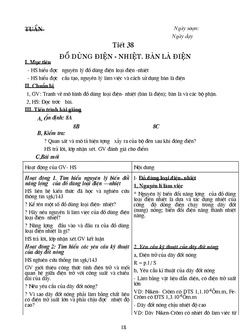 image for page Công nghệ 8 HKII 08 09