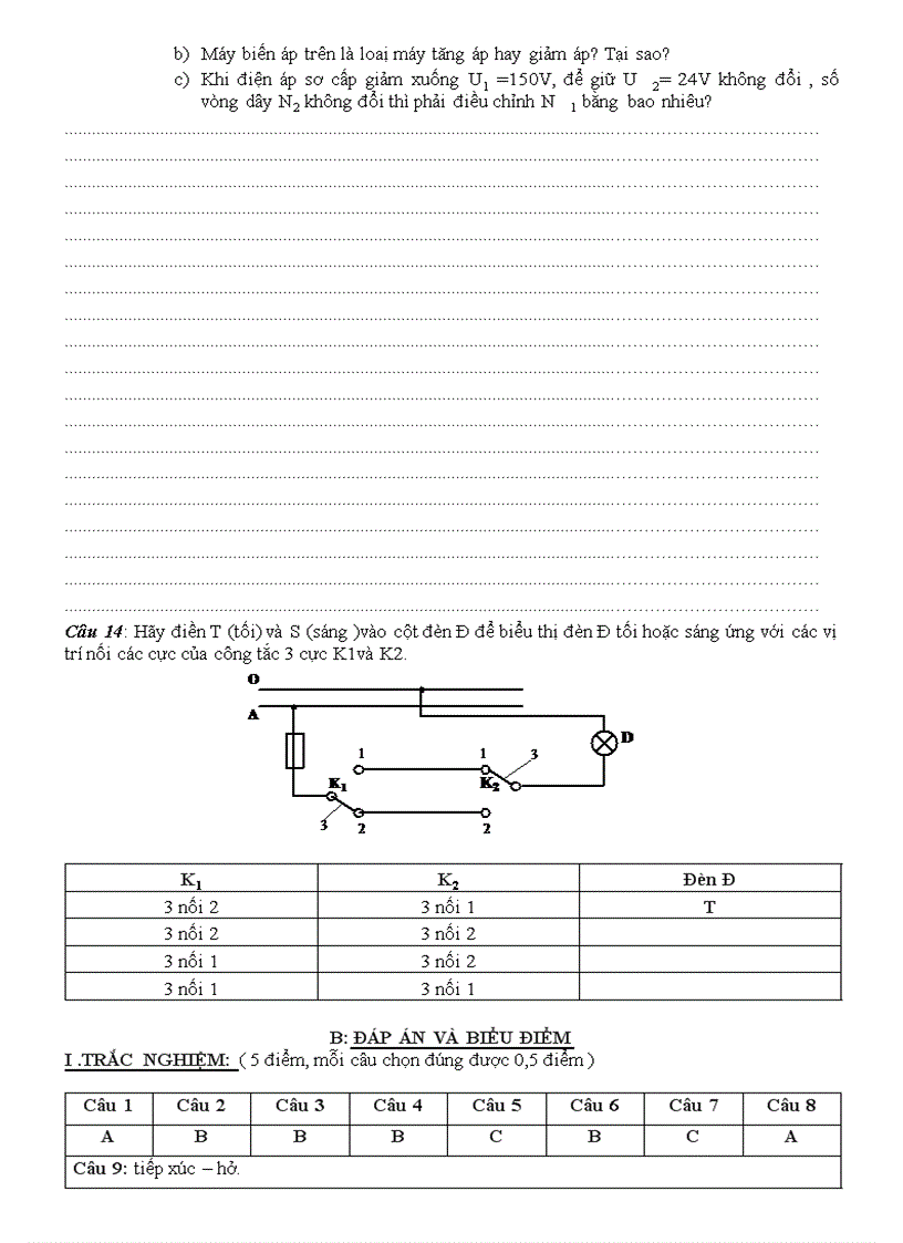 image for page Đề kiểm tra hkii môn công nghệ 8