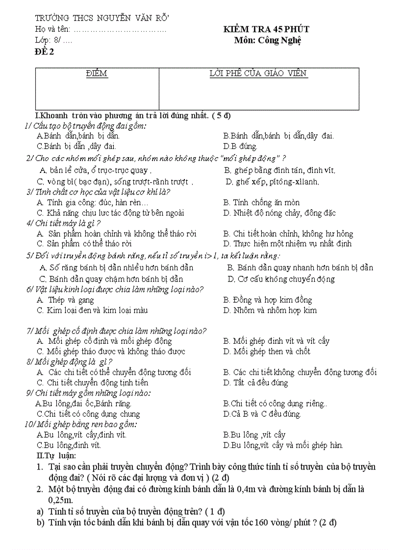image for page De thi hk1 cn 7 8 Nguyen Van Ro