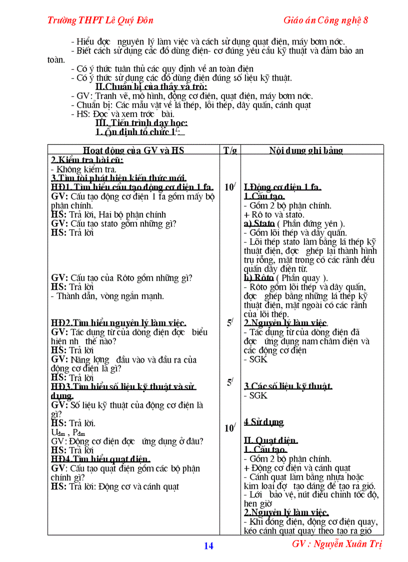 image for page GA Công nghệ 8 HK II 2 cột cực hót