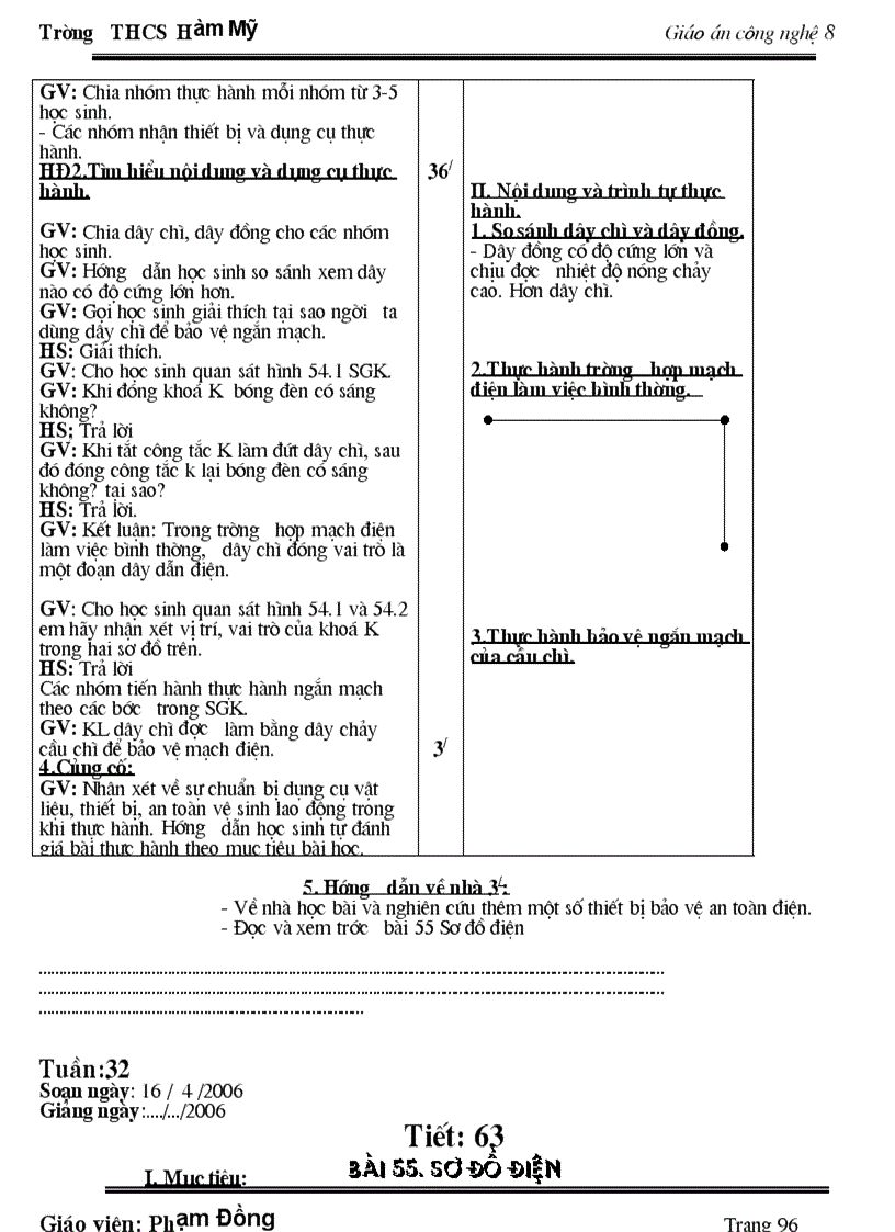 image for page GA Cong nghe 8 Chuan KT HK II