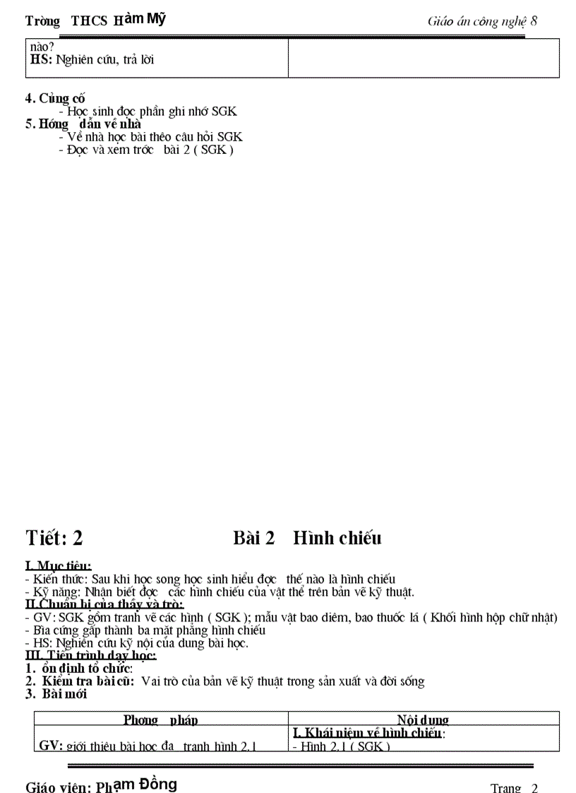 image for page GA Công nghệ 8 Chuẩn KT HKI