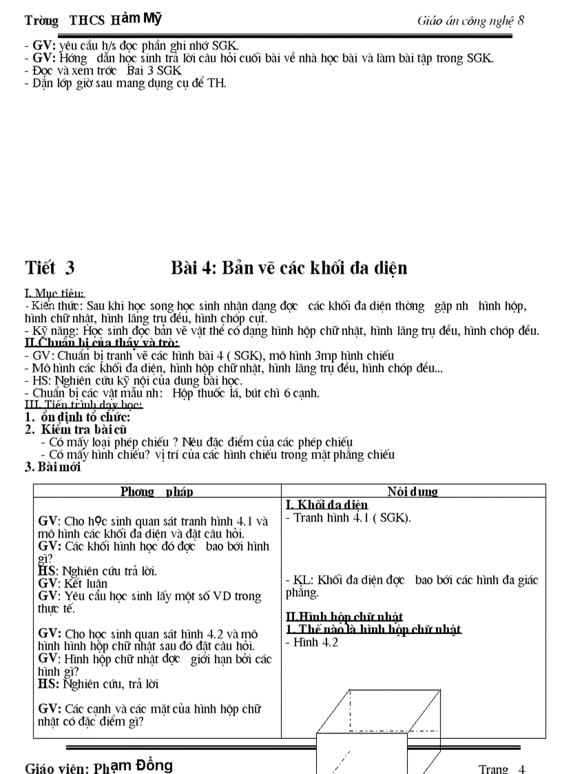 image for page GA Công nghệ 8 Chuẩn KT HKI