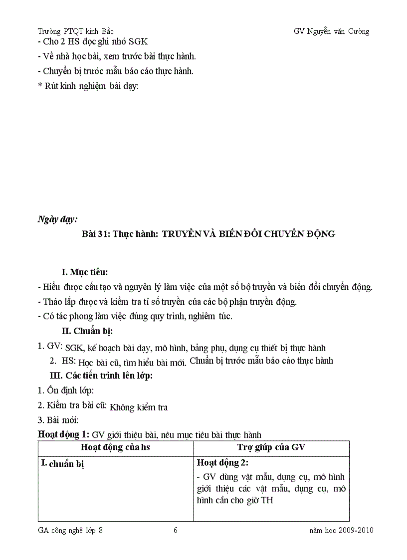 image for page Giao an cong nghe 8 ki 2