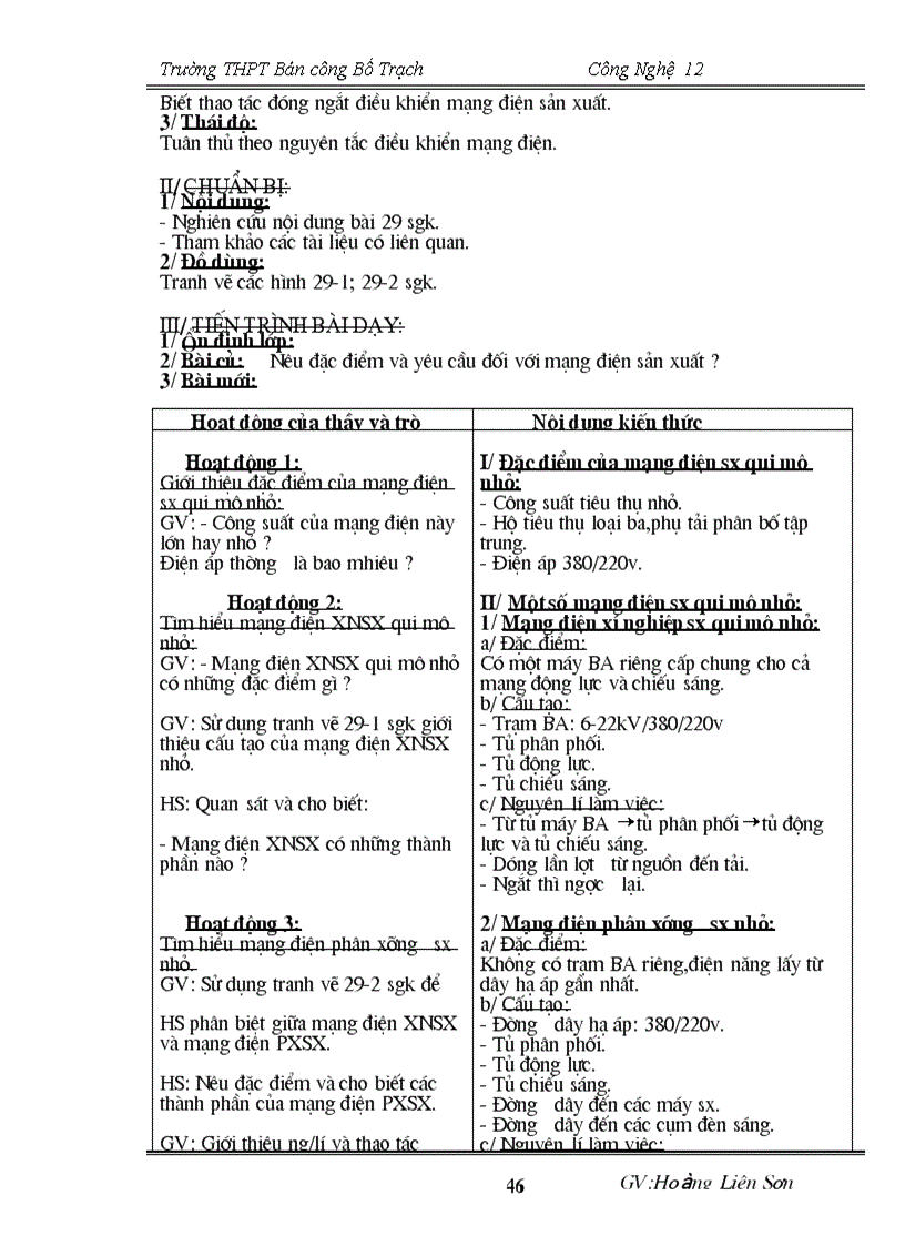 image for page Giáo án CN 12 chuẩn