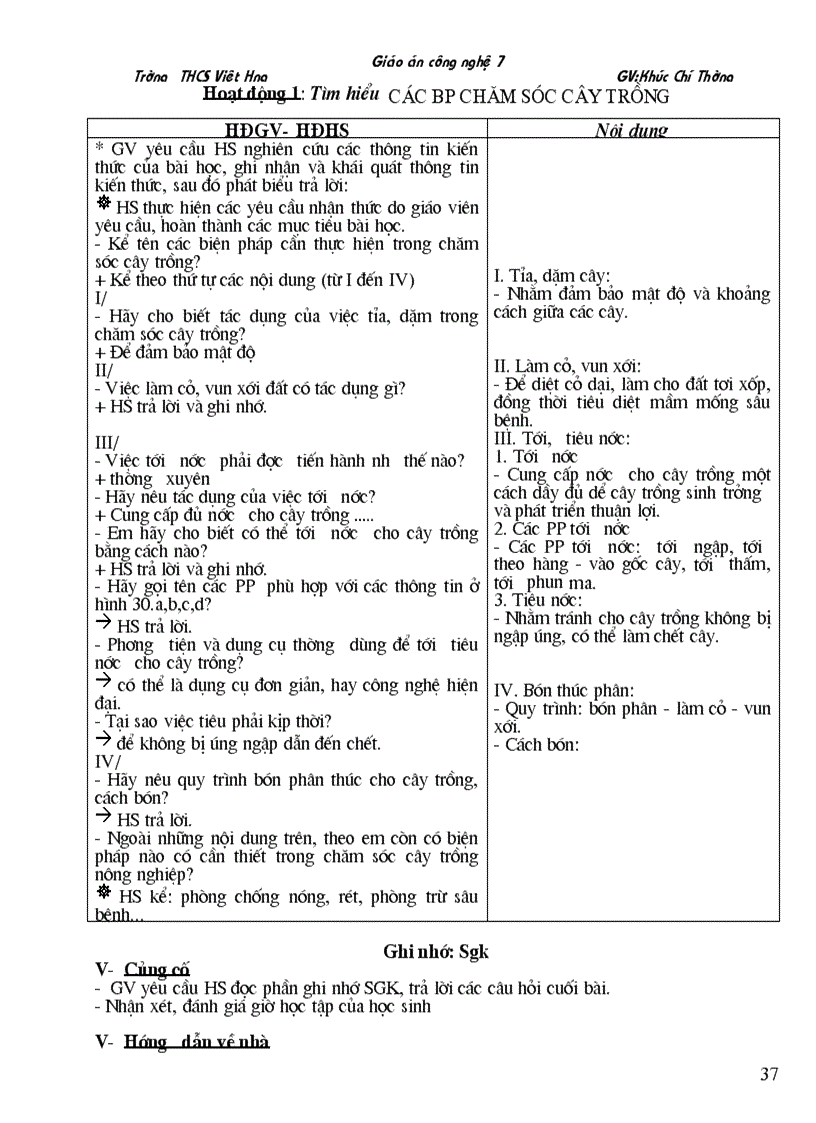 image for page Giao an CN 7