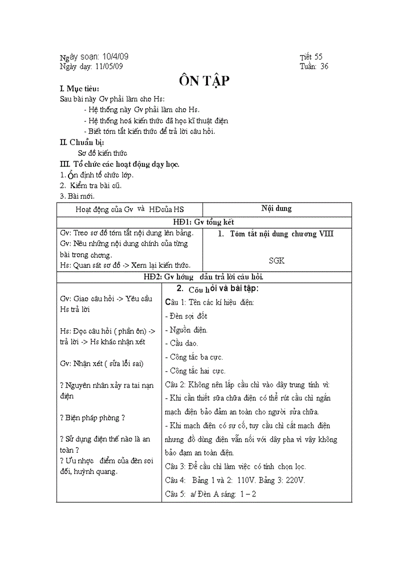 image for page Giáo án CN 8 Tuần 36