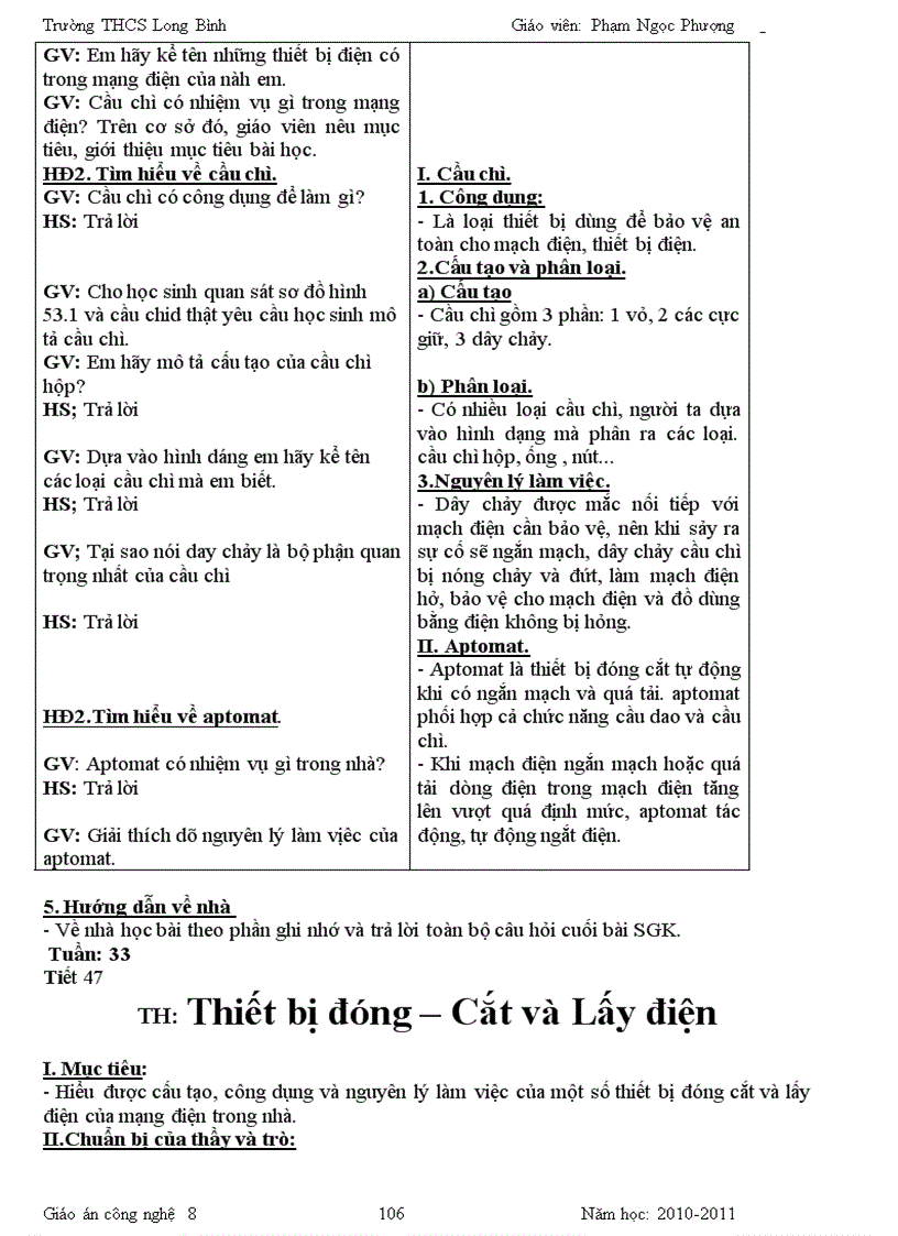 image for page Giáo án CN8 Chuẩn ktkn 3 cột