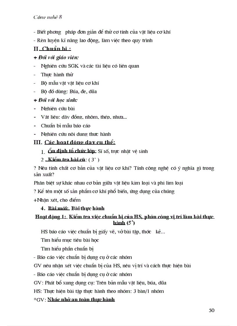 image for page Giáo án CN8 Cực Hay