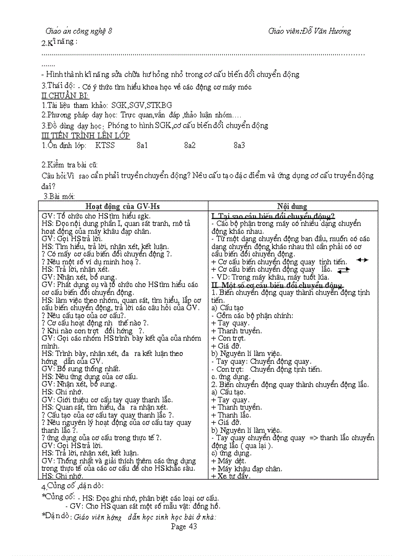 image for page Giáo án cn8 t1 t16