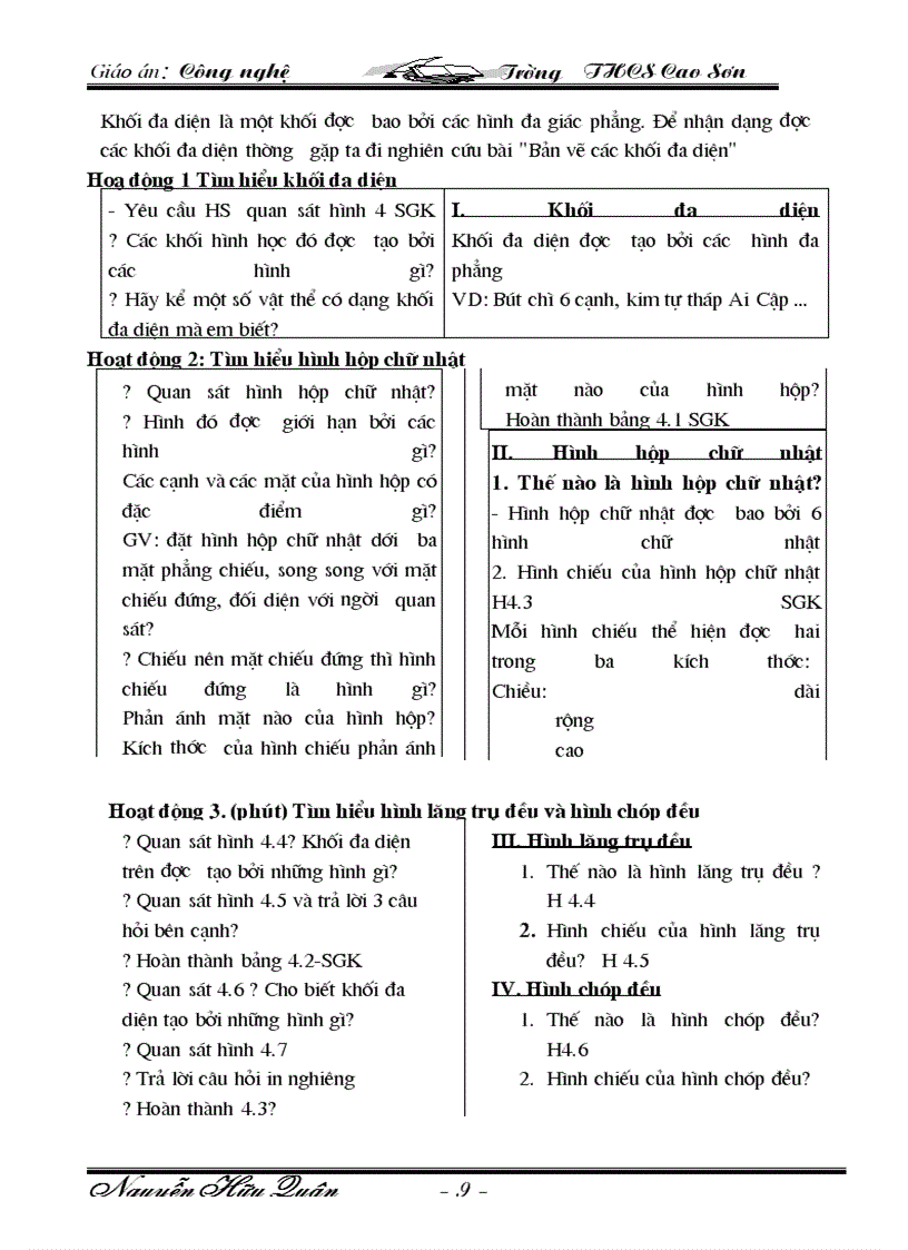 image for page Giáo an Công Nghê 09 10 Trọn bộ