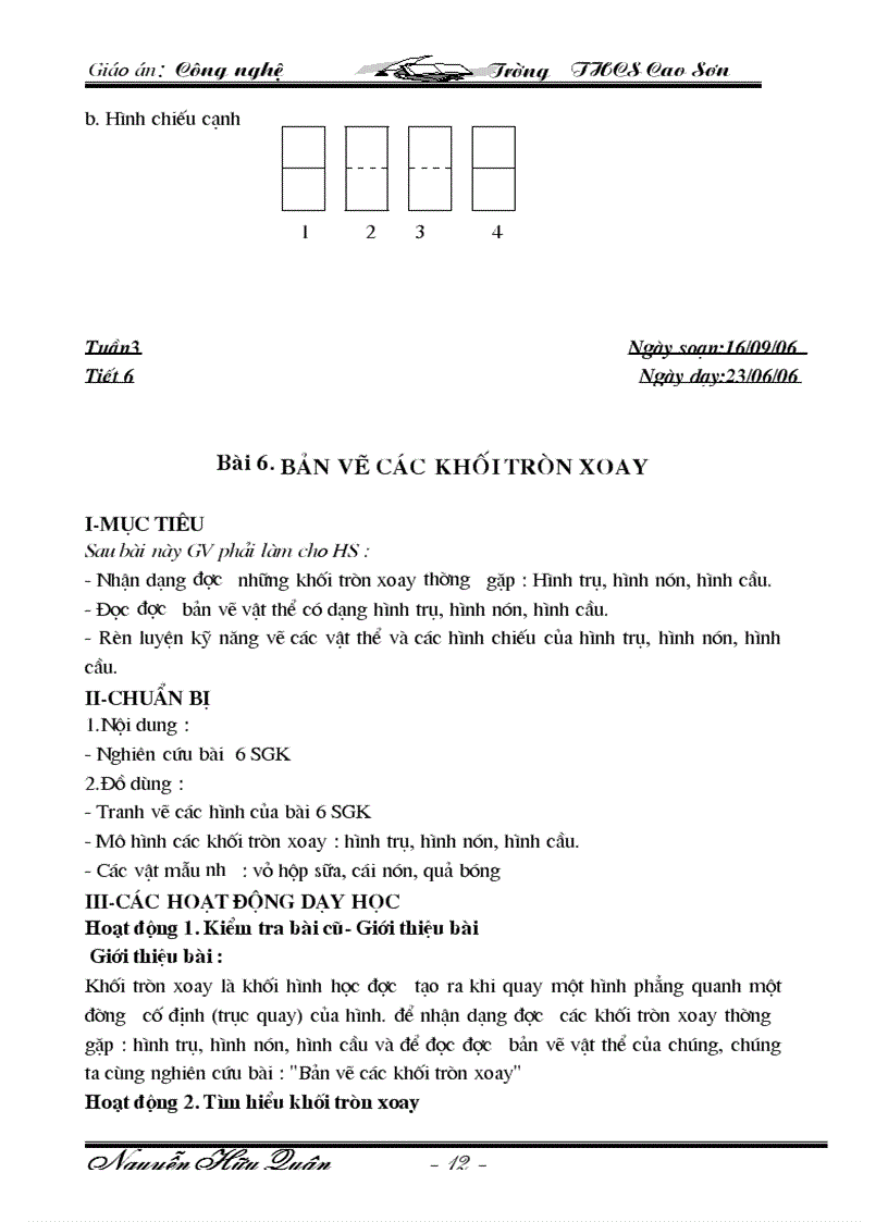 image for page Giáo an Công Nghê 09 10 Trọn bộ