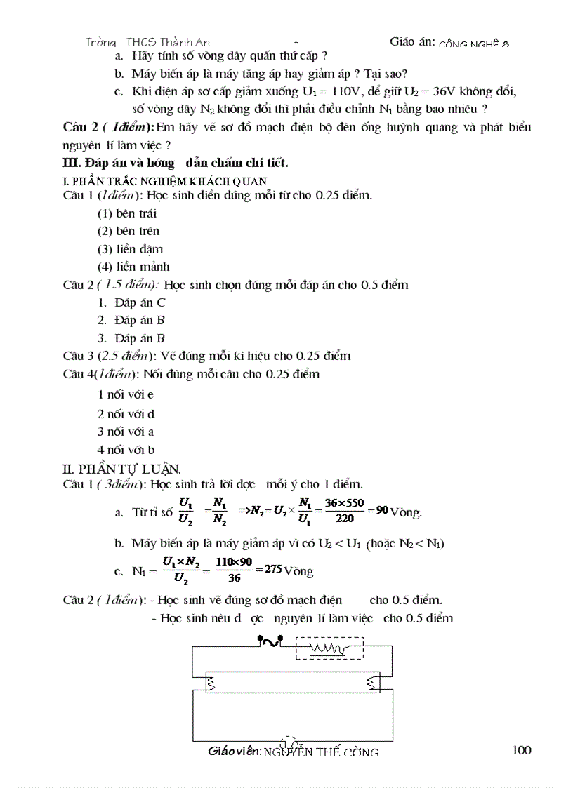 image for page Giáo án công nghệ 8 09 10 Đẹp