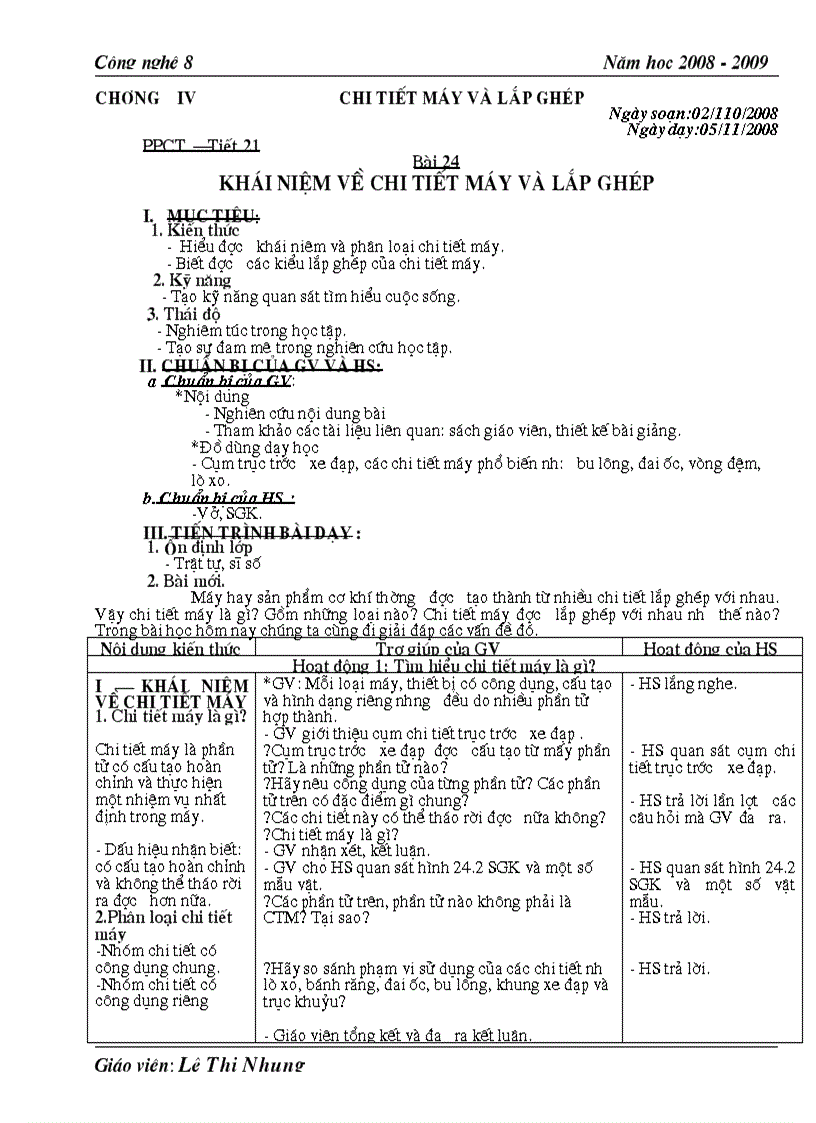 image for page Giao an cong nghe 8 3 cot