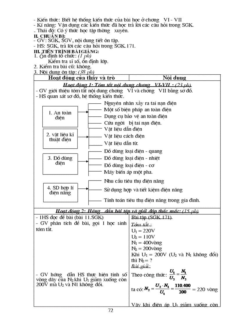 image for page Giáo án Công Nghệ 8 Chuẩn KT