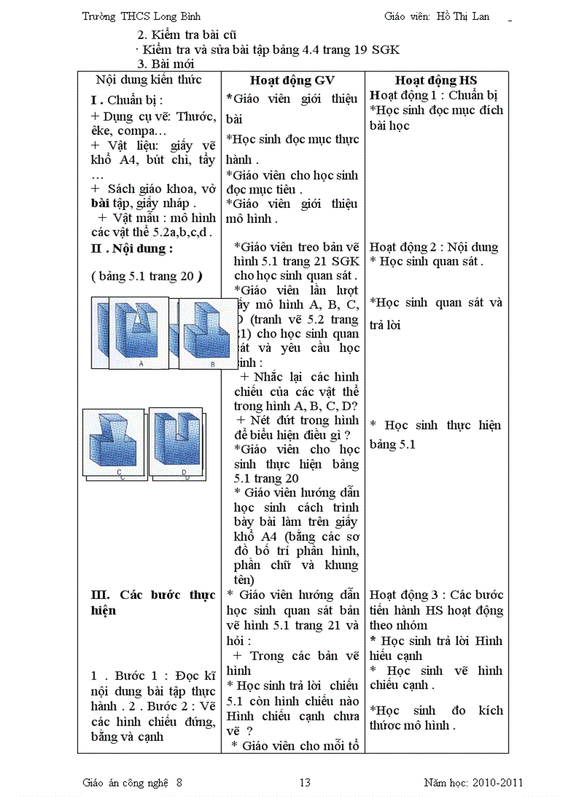 image for page Giáo án công nghệ 8 chuẩn KTKN Năm 2011