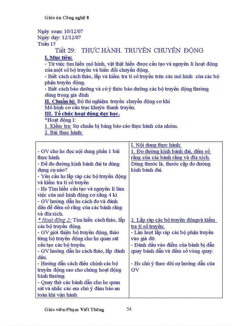 image for page Giao an cong nghe 8 da chinh sua cuc hay