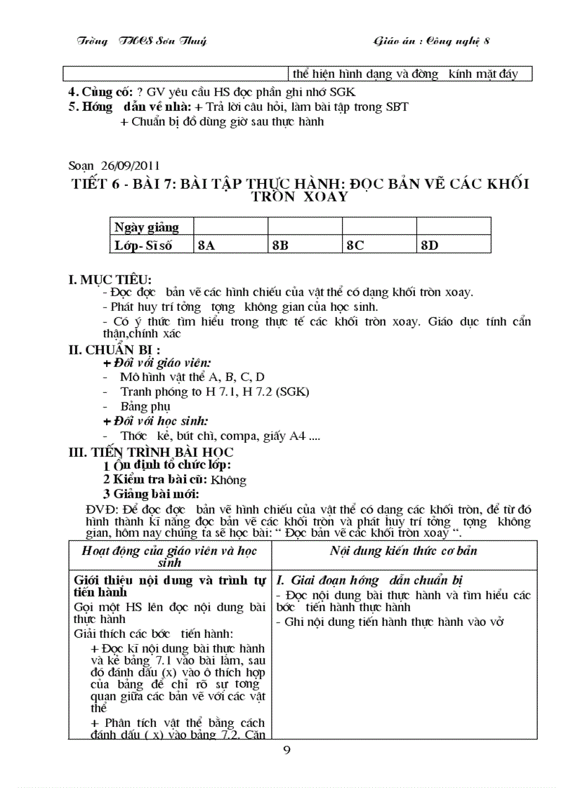 image for page Giao an cong nghe 8 giam tai 2011 2012