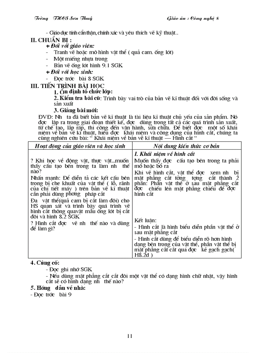 image for page Giao an cong nghe 8 giam tai 2011 2012