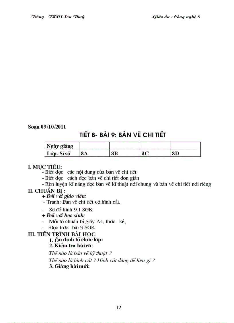 image for page Giao an cong nghe 8 giam tai 2011 2012