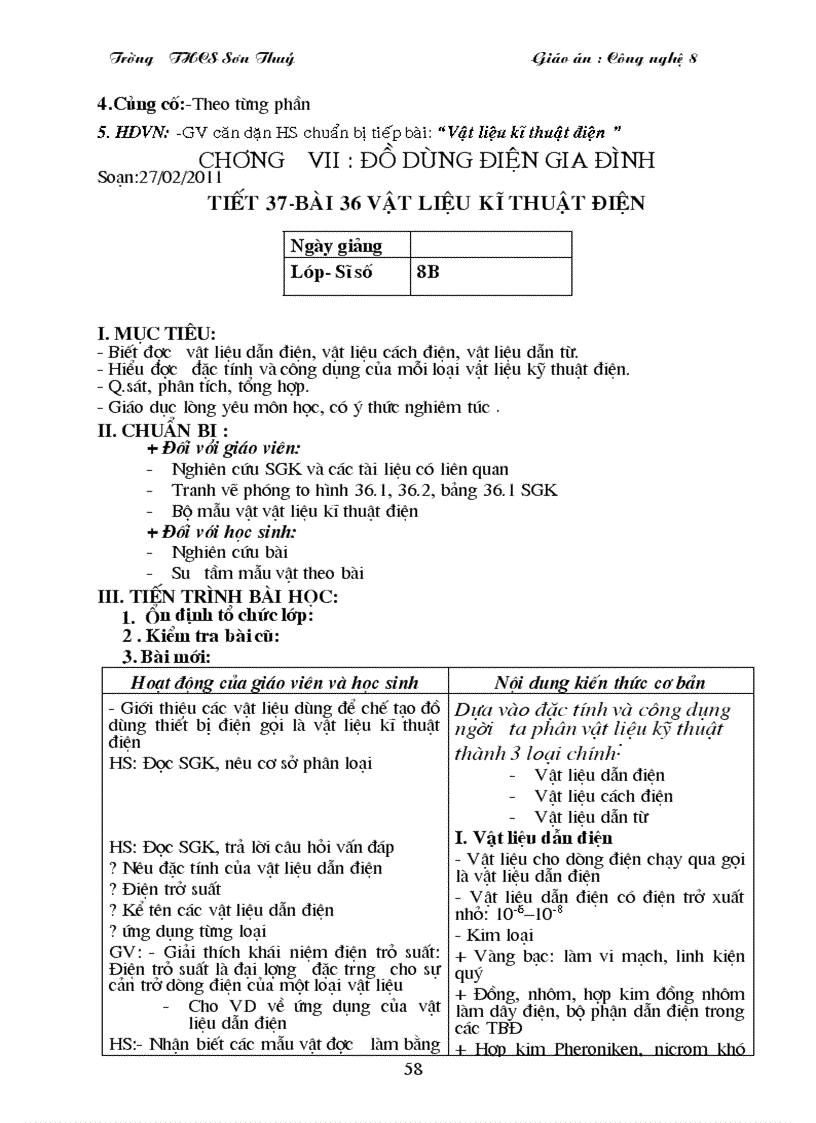 image for page Giao an cong nghe 8 giam tai 2011 2012