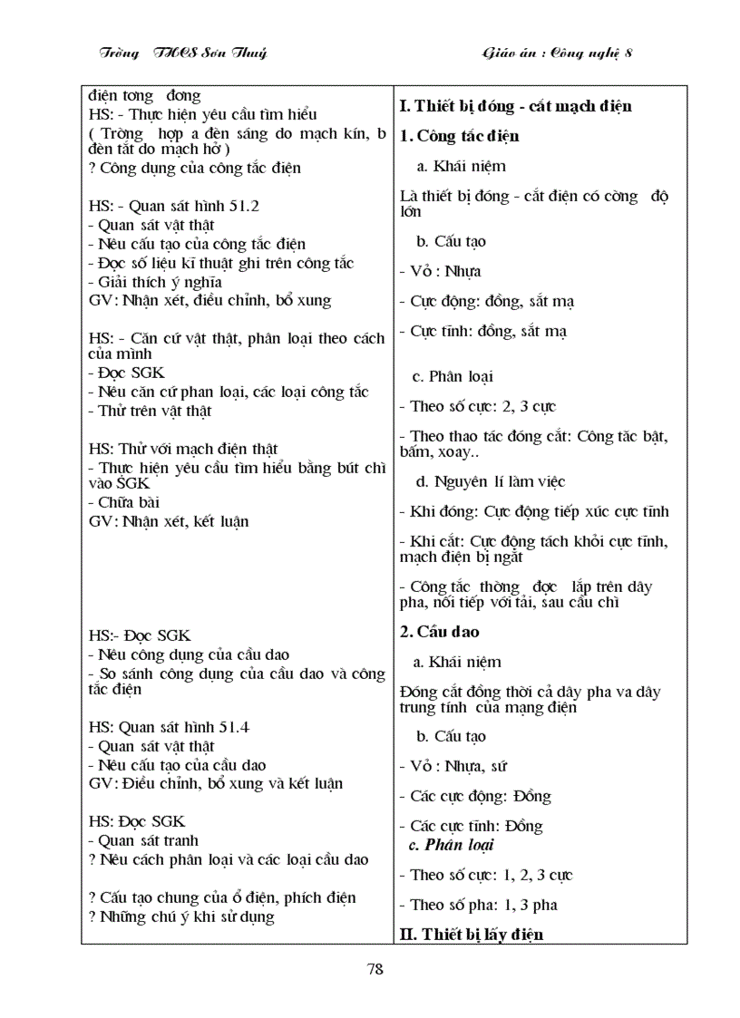 image for page Giao an cong nghe 8 giam tai 2011 2012