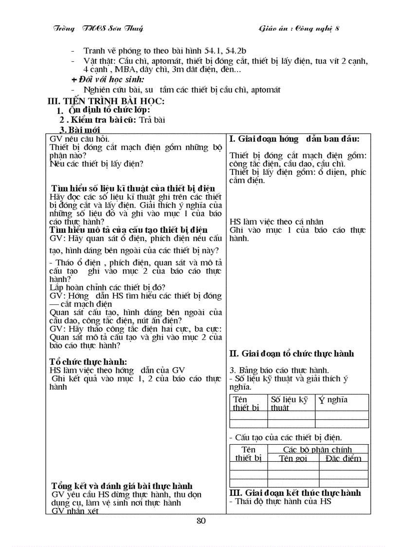 image for page Giao an cong nghe 8 giam tai 2011 2012