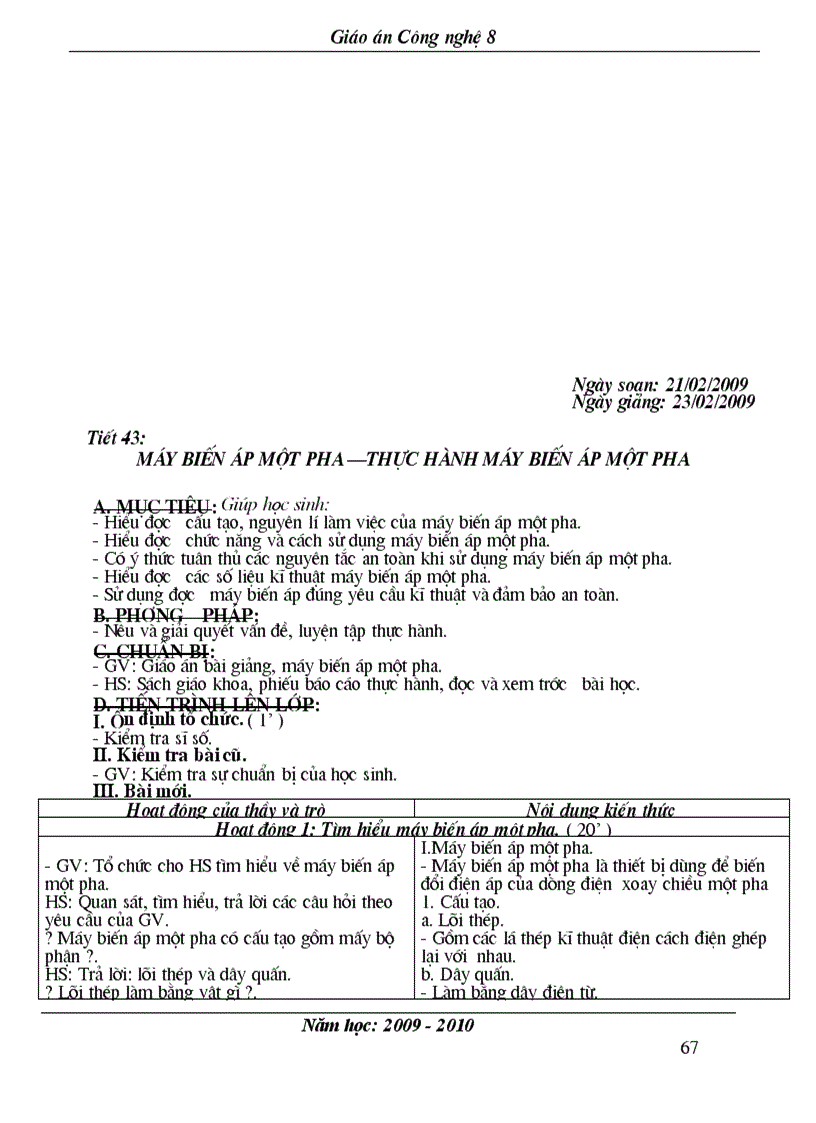 image for page Giao an cong nghe 8 hay