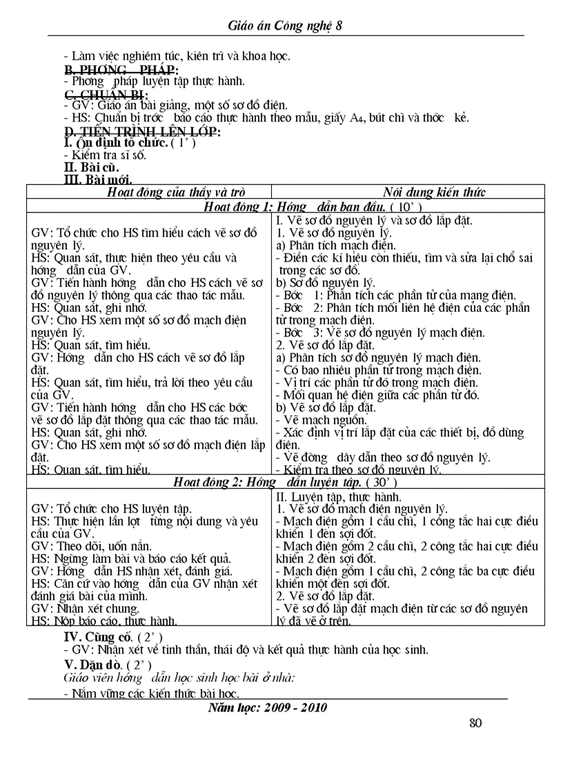 image for page Giao an cong nghe 8 hay