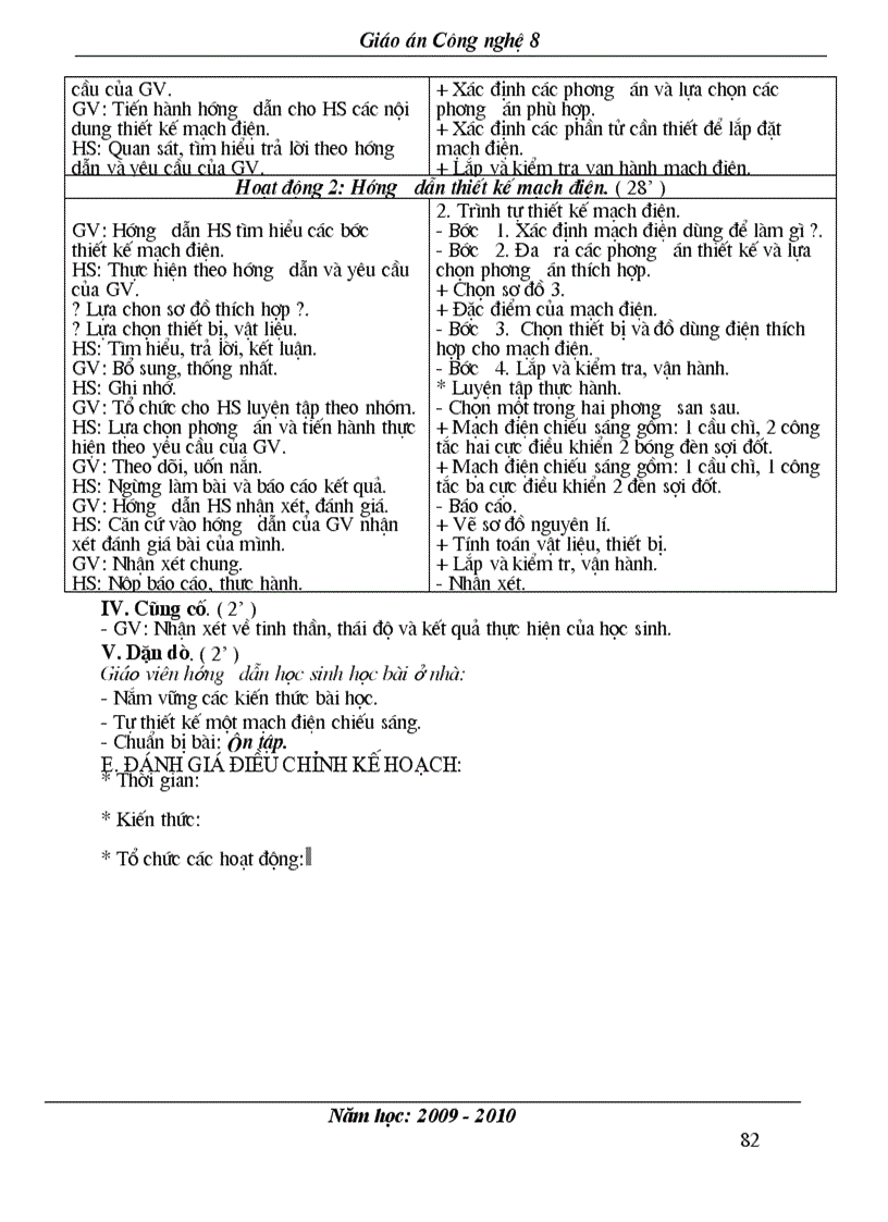 image for page Giao an cong nghe 8 hay