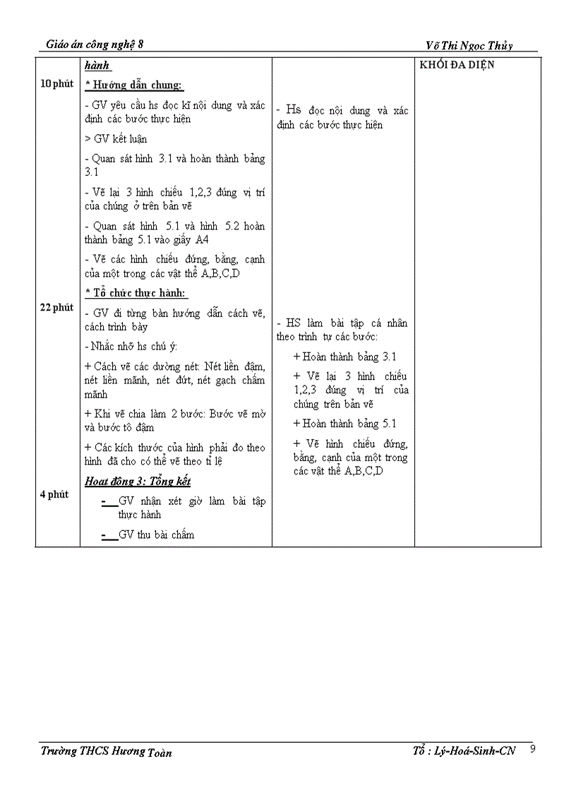 image for page Giáo án Công nghệ 8 HK1 CKTKN