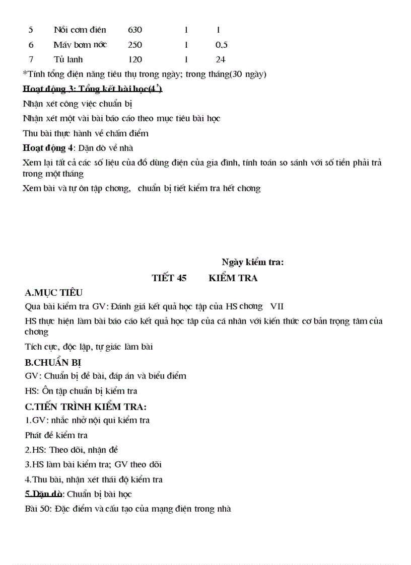 image for page Giao an cong nghe 8 hot 2011