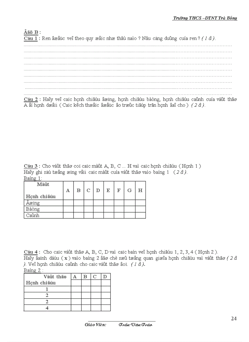 image for page Giáo án Công nghệ 8 năm 08 09