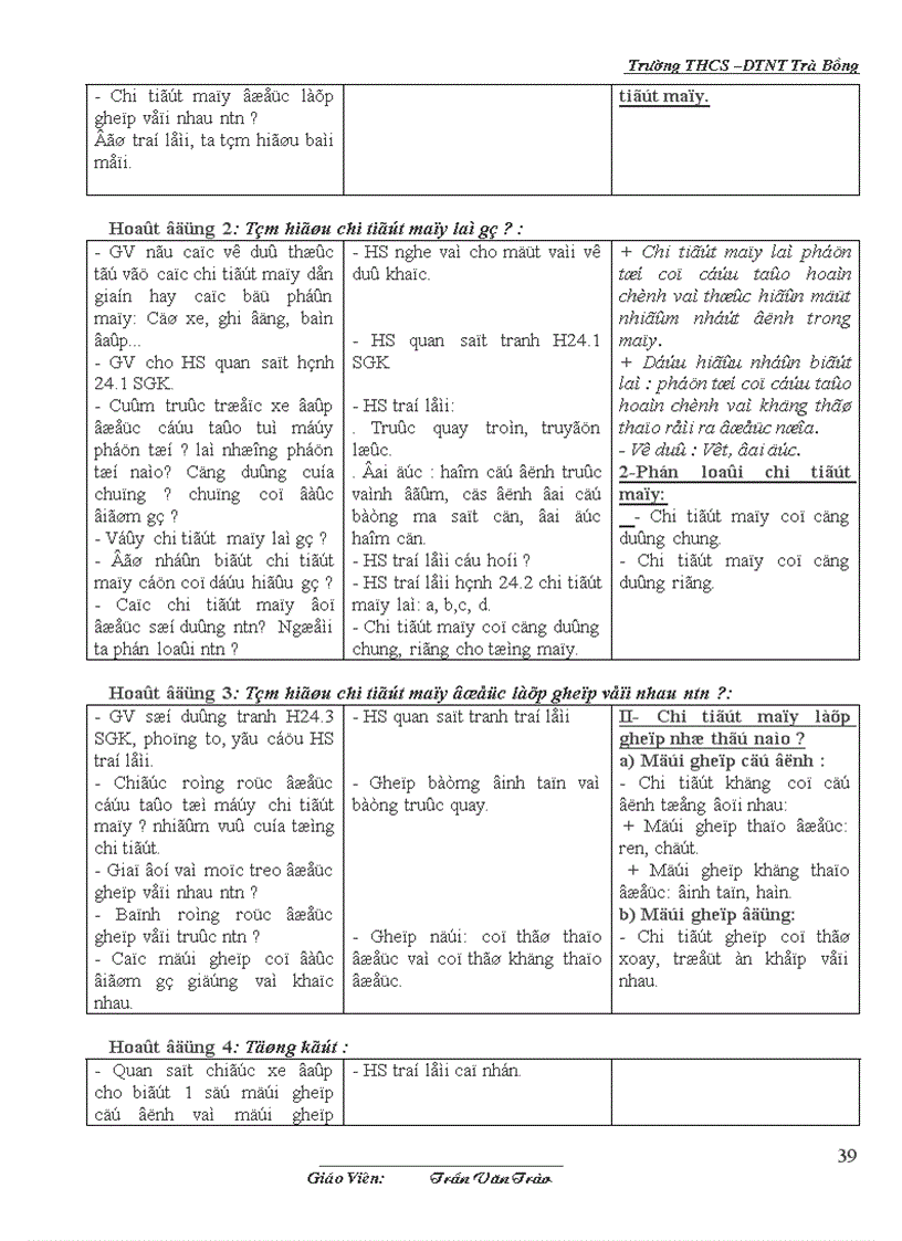 image for page Giáo án Công nghệ 8 năm 08 09