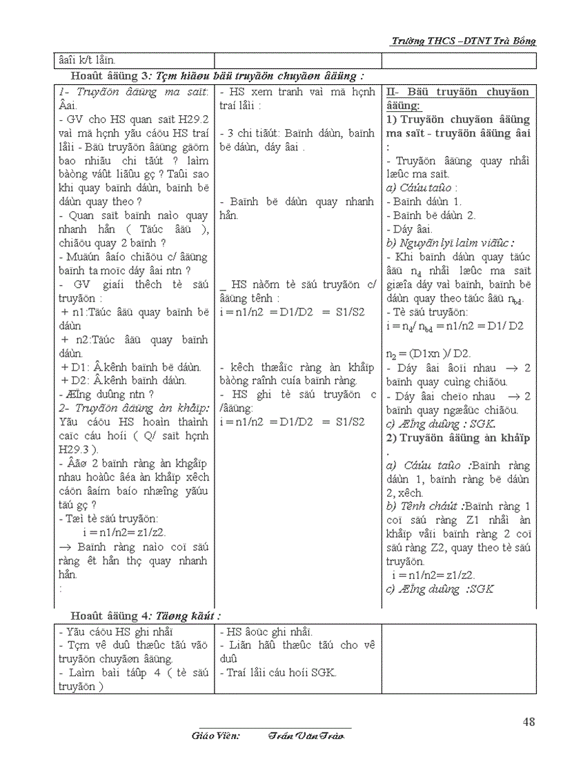 image for page Giáo án Công nghệ 8 năm 08 09