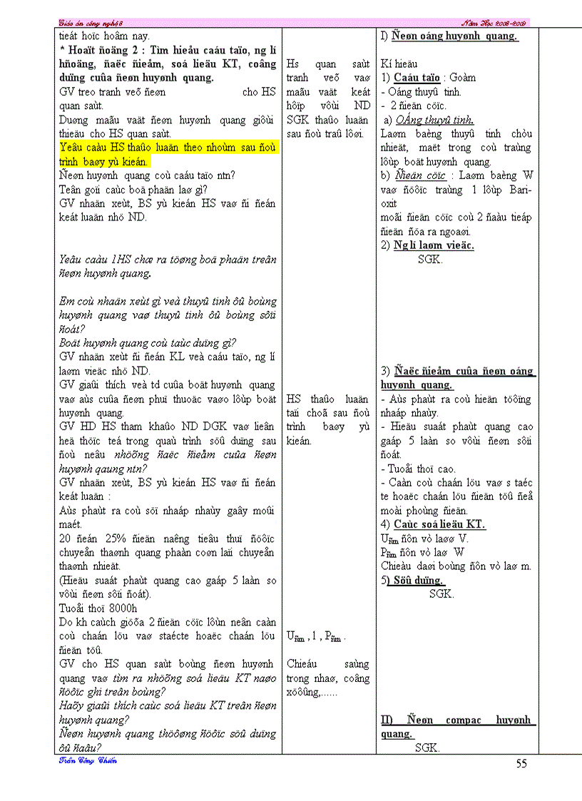 image for page Giáo án công nghệ 8 trọn bộ 08 09