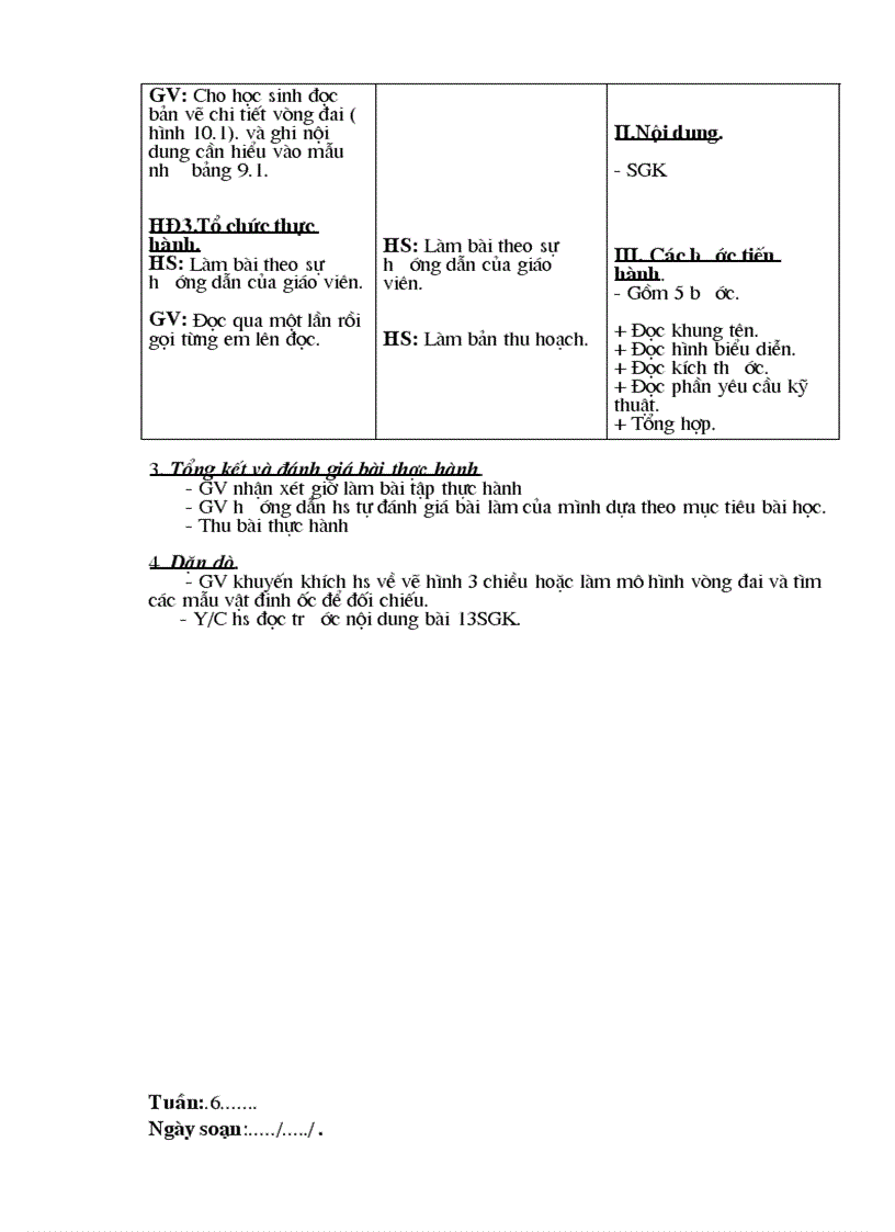 image for page Giáo án Công nghệ 8 trọn bộ chuẩn kiến thức kỹ năng